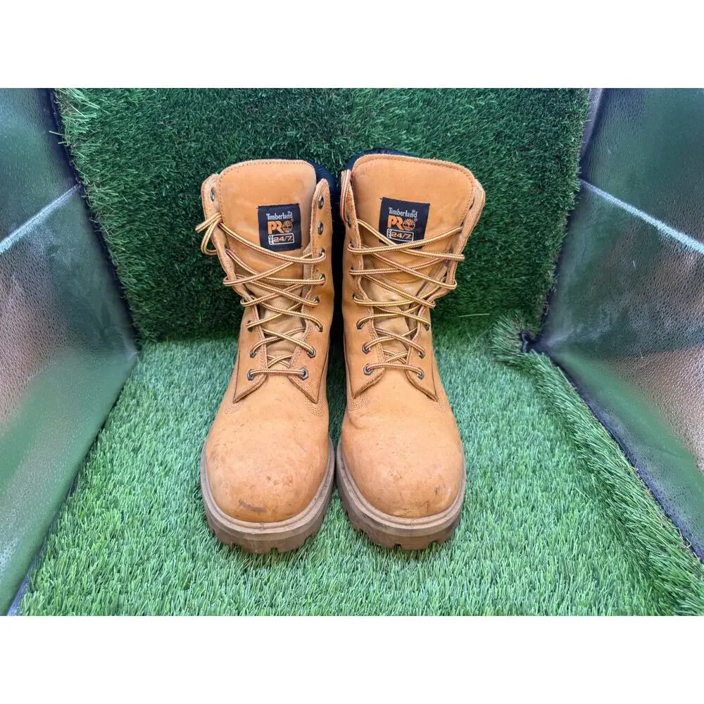 Timberland Direct Attach TB126002713 Combat Boot Mens 12 Brown Leather Steel Toe